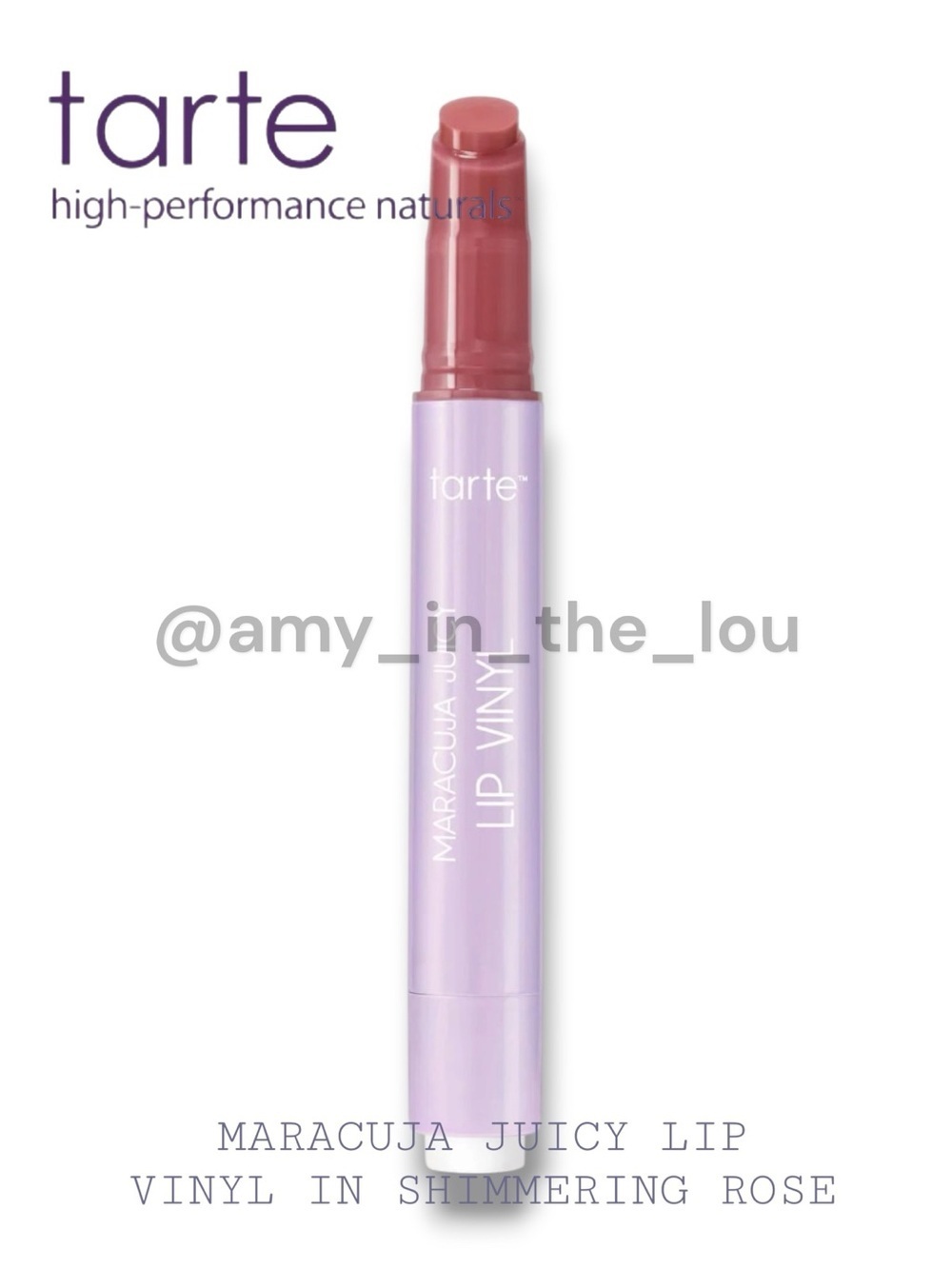 Tarte Maracuja Juicy Lip Vinyl in Shimmering Rose